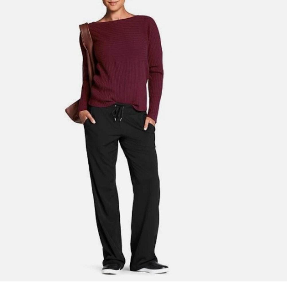 ATHLETA Midtown Trouser Pants Black Size 0